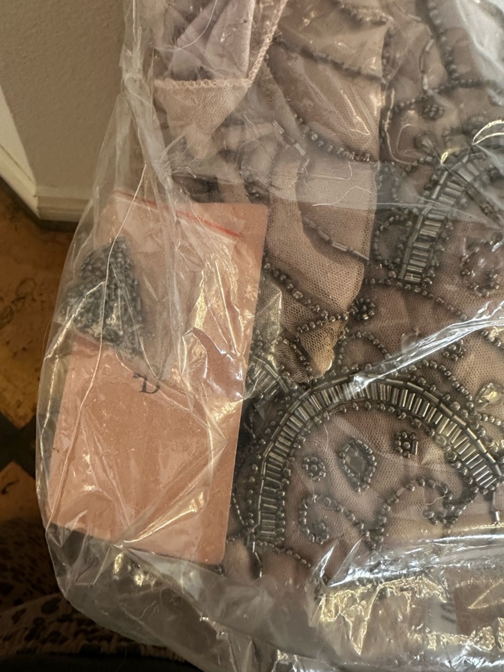 BHLDN Mauve Beaded Maxi Dress - Picture 4 of 10